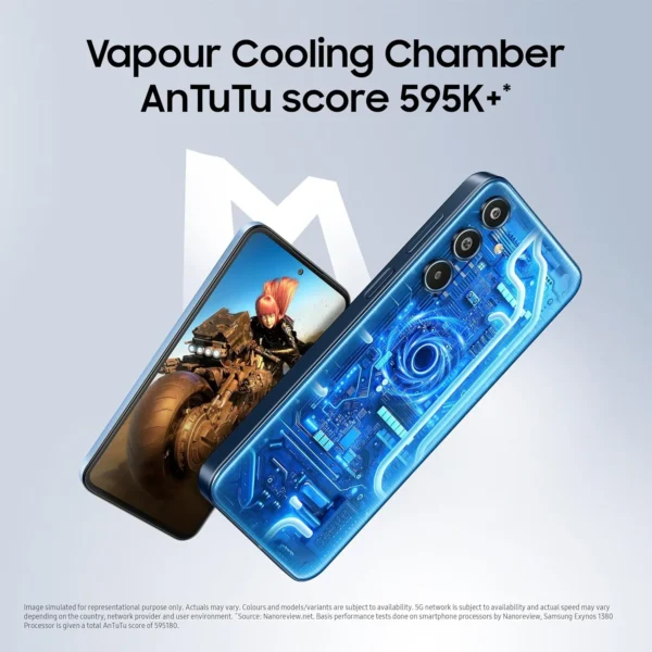 Samsung Galaxy M35 5G Vapour Cooling