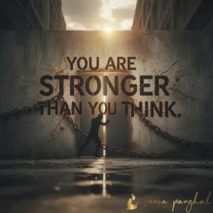 You are stronger than you think.