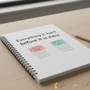 Everything is hard before it is easy.